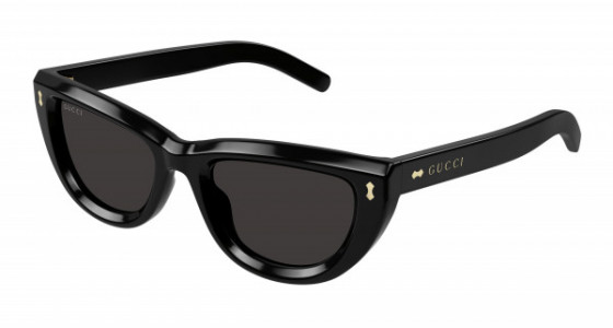 Gucci GG1521S Sunglasses, 001 - BLACK with GREY lenses