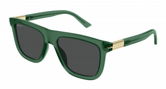 Gucci GG1502S Sunglasses, 003 - GREEN with GREY lenses