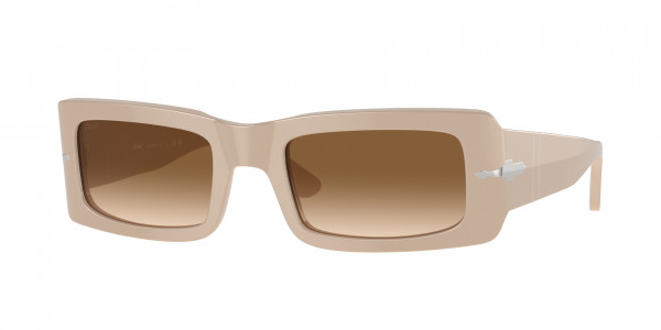 Persol PO3332S FRANCIS Sunglasses, 119551 FRANCIS SOLID BEIGE CLEAR GRAD (BROWN)