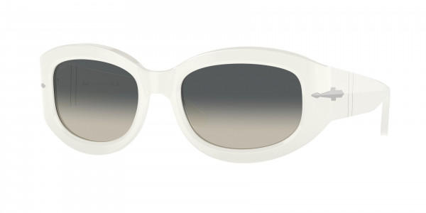 Persol PO3335S Sunglasses, 119471 SOLID WHITE LIGHT GREY GRADIEN (WHITE)