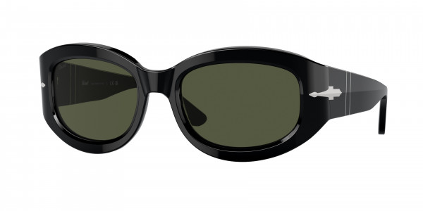 Persol PO3335S Sunglasses, 95/31 BLACK GREEN (BLACK)
