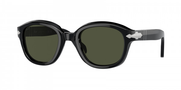 Persol PO0060S Sunglasses, 95/31 BLACK GREEN (BLACK)