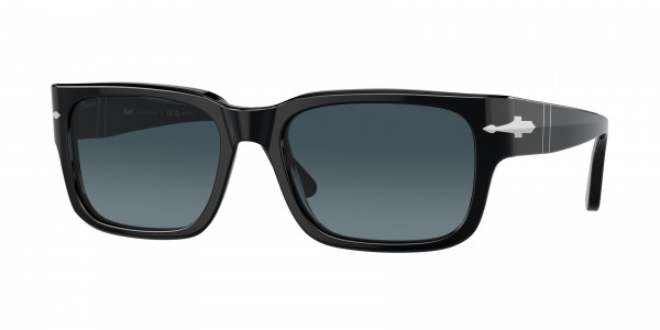 Persol PO3315S Sunglasses, 95/S3 BLACK LIGHT BLUE GRADIENT DARK (BLACK)