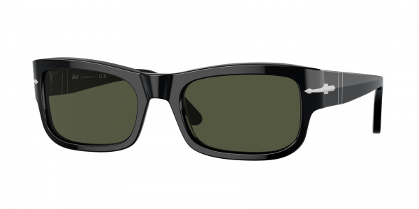 Persol PO3326S Sunglasses, 95/31 BLACK GREEN (BLACK)