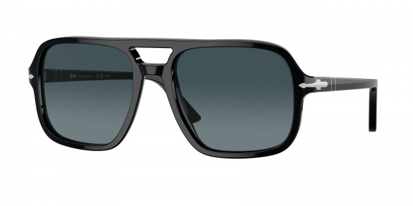 Persol PO3328S Sunglasses, 95/S3 BLACK LIGHT BLUE GRADIENT DARK (BLACK)