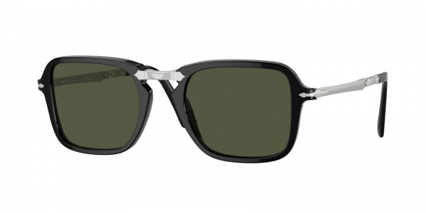 Persol PO3330S Sunglasses, 95/31 BLACK GREEN (BLACK)