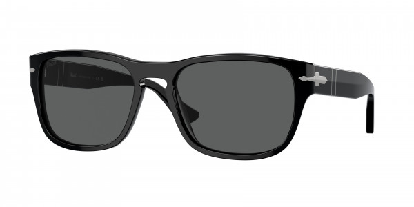 Persol PO3341S Sunglasses, 95/B1 BLACK DARK GREY (BLACK)