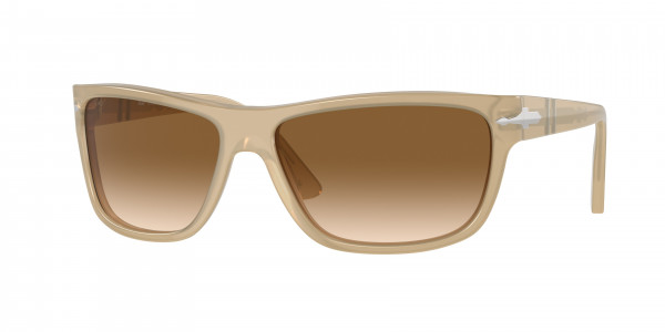 Persol PO3342S Sunglasses, 116951 OPAL BEIGE CLEAR GRADIENT BROW (BROWN)