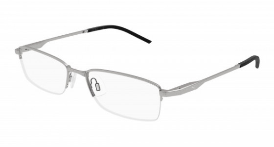 Puma PU0448O Eyeglasses, 002 - GUNMETAL with TRANSPARENT lenses