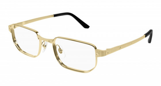 Cartier CT0481O Eyeglasses, 001 - GOLD with TRANSPARENT lenses