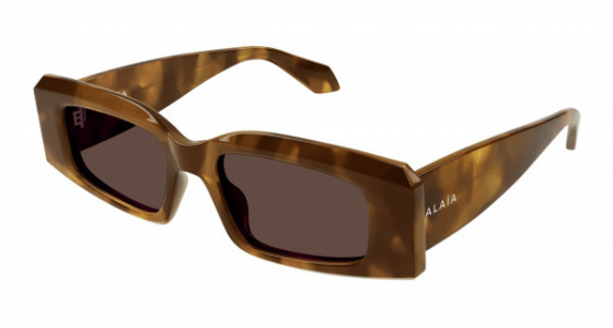 Azzedine Alaïa AA0078S Sunglasses, 002 - HAVANA with BROWN lenses