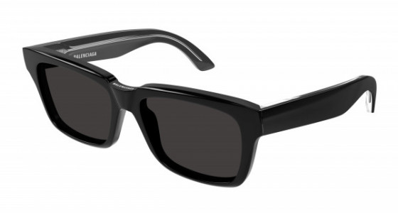 Balenciaga BB0346S Sunglasses, 001 - BLACK with GREY lenses
