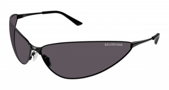 Balenciaga BB0315S Sunglasses, 002 - BLACK with GREY lenses