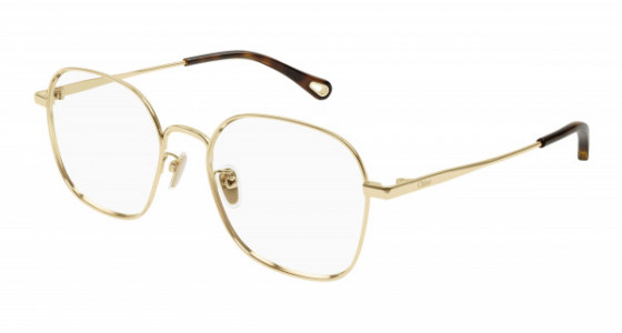 Chloé CH0245OA Eyeglasses, 001 - GOLD with TRANSPARENT lenses