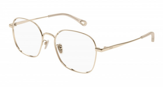 Chloé CH0245OA Eyeglasses, 003 - GOLD with TRANSPARENT lenses
