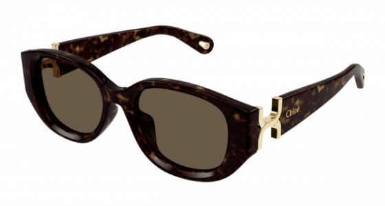 Chloé CH0237SK Sunglasses, 002 - HAVANA with BROWN lenses