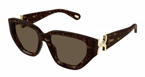 Chloé CH0235S Sunglasses, 002 - HAVANA with BROWN lenses