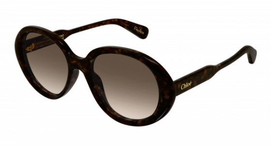 Chloé CH0221S Sunglasses, 002 - HAVANA with BROWN lenses