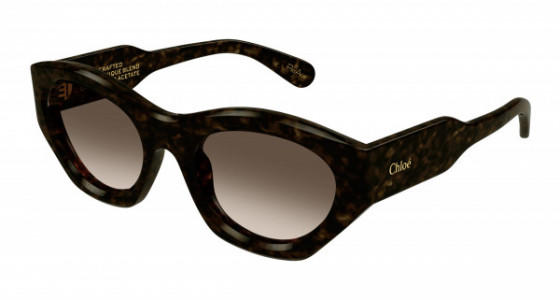 Chloé CH0220S Sunglasses, 002 - HAVANA with BROWN lenses