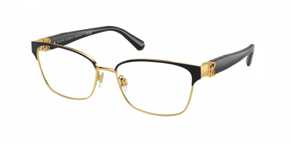 Ralph Lauren RL5125 Eyeglasses, 9358 GOLD/BLACK (BLACK)