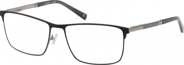 J.Landon JL1009 Eyeglasses, 002 - Matte Black / Matte Black