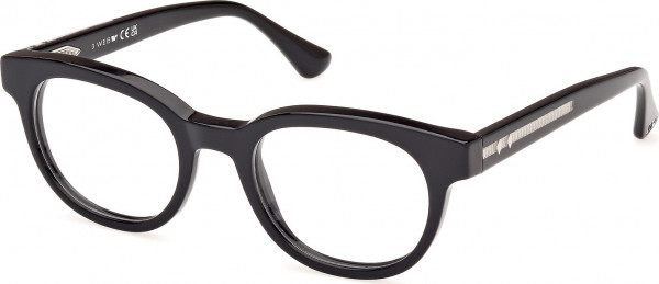 Web Eyewear WE5431 Eyeglasses, 005 - Black/Crystal / Black/Crystal