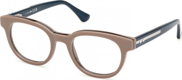Web Eyewear WE5431 Eyeglasses, 059 - Beige/Monocolor / Beige/Monocolor