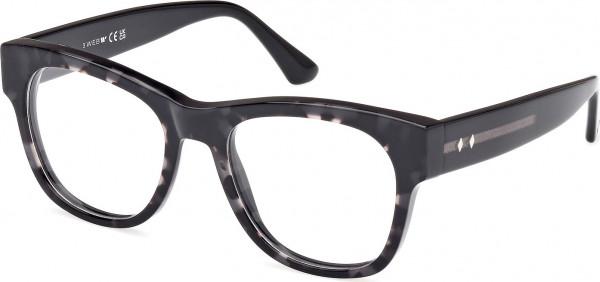 Web Eyewear WE5423 Eyeglasses, 056 - Coloured Havana / Shiny Black