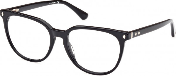 Web Eyewear WE5409 Eyeglasses, 001 - Shiny Black / Shiny Black