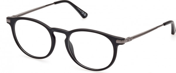 Web Eyewear WE5407 Eyeglasses, 002 - Matte Black / Shiny Gunmetal