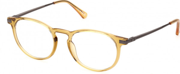 Web Eyewear WE5407 Eyeglasses, 047 - Shiny Light Brown / Matte Gunmetal