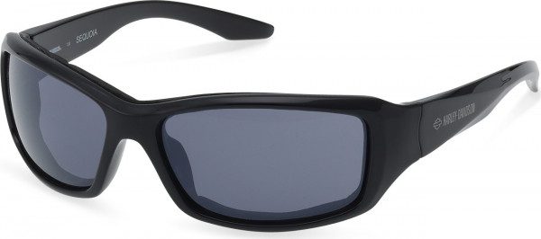 HD Z Tech Standard HZ0027 SEQUOIA Sunglasses, 01A - Shiny Black / Shiny Black