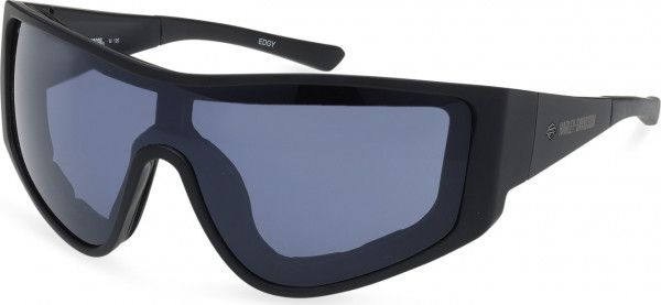 HD Z Tech Standard HZ0021 EDGY Sunglasses, 02A - Matte Black / Matte Black