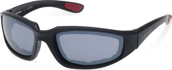 HD Z Tech Standard HZ0029 CHECKER Sunglasses, 02C - Matte Black / Matte Black