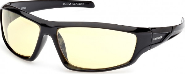 HD Z Tech Standard HZ0015 ULTRACLASSIC Sunglasses, 01J - Shiny Black / Shiny Black