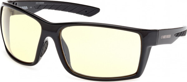 HD Z Tech Standard HZ0014 STONE-WASHED Sunglasses, 01J - Shiny Black / Shiny Black