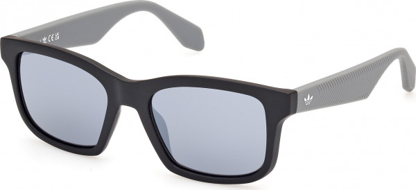 adidas Originals OR0105 Sunglasses, 02C - Matte Black / Matte Black