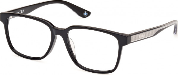 BMW Eyewear BW5080-H Eyeglasses, 001 - Shiny Black / Shiny Black