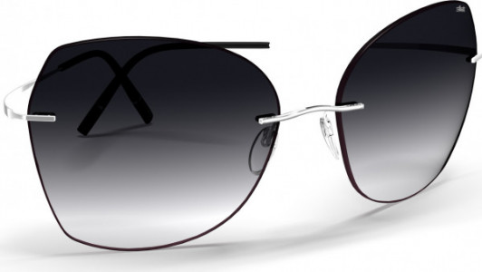 Silhouette TMA Collection 8192 Sunglasses, 7110 Classic Grey Gradient
