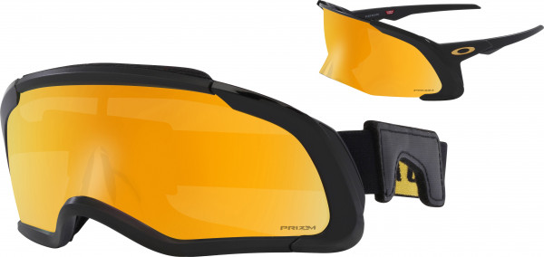 Oakley OO9405 Sunglasses, 940501 BLACK PRIZM 24K IRIDIUM (BLACK)