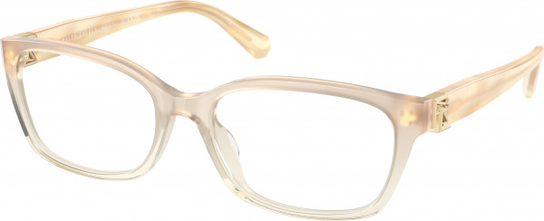 Ralph Lauren RL6244U Eyeglasses, 6184 TRANSPARENT LIGHT BROWN (BROWN)