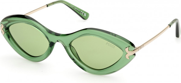 Emilio Pucci EP0223 Sunglasses, 93N - Shiny Light Green / Shiny Light Green