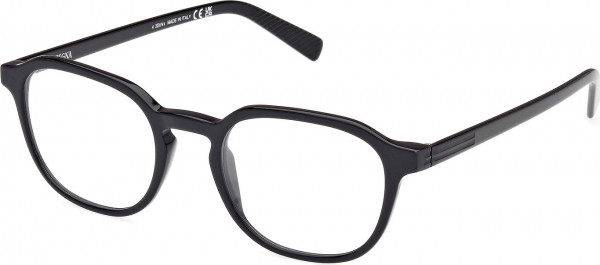 Ermenegildo Zegna EZ5284 Eyeglasses, 001 - Shiny Black / Shiny Black