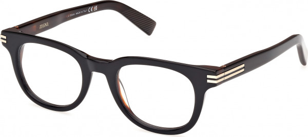 Ermenegildo Zegna EZ5279 Eyeglasses, 005 - Black/Havana / Black/Havana