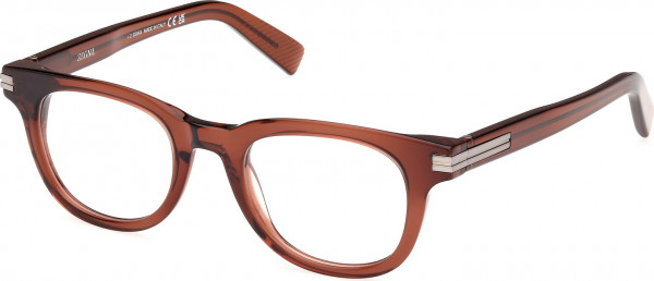 Ermenegildo Zegna EZ5279 Eyeglasses, 045 - Shiny Light Brown / Shiny Light Brown