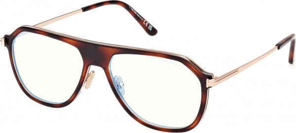 Tom Ford FT5943-B Eyeglasses, 056 - Light Brown/Monocolor / Light Brown/Monocolor
