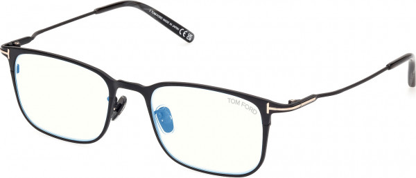 Tom Ford FT5929-D-B Eyeglasses, 005 - Shiny Black / Shiny Black