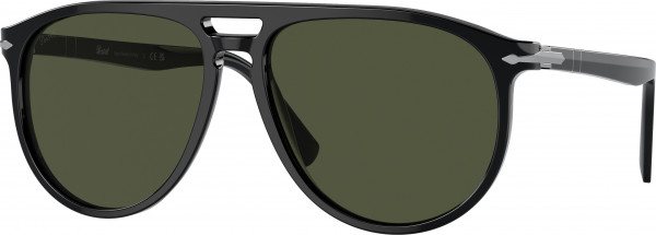 Persol PO3311S Sunglasses, 95/31 BLACK GREEN (BLACK)