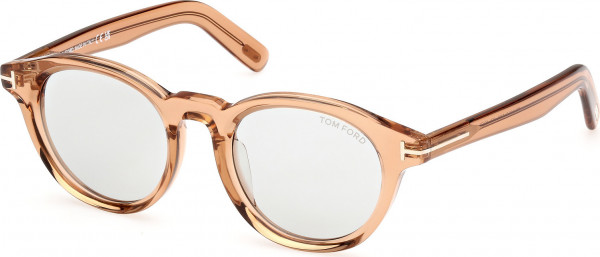 Tom Ford FT1123-D Sunglasses, 45A - Shiny Light Brown / Shiny Light Brown