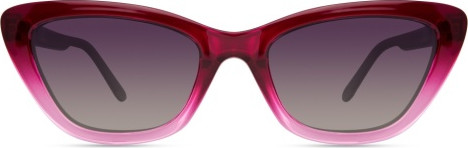 ECO by Modo ROSE Eyeglasses, CHERRY GRADIENT - SUN CLIP